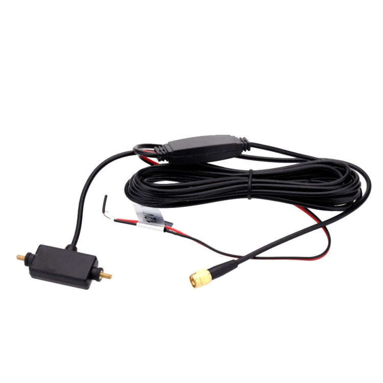 T-100 SMA Connector Car Digital TV Box Antenna, Dual Antennas, Cable Length: 3m
