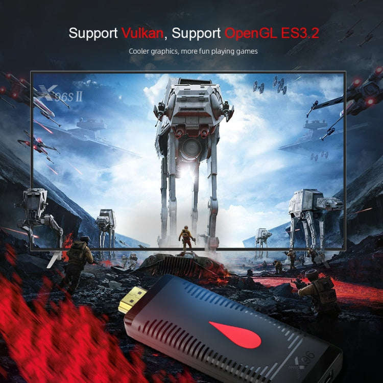 X96 S400 Android 10.0 Mini TV Stick, Allwinner H313 Quad Core ARM Cortex A53, 1GB + 8GB, Support ...