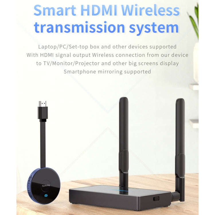 Z1 Wireless HDMI Screen Display Dongle Receiver + Transmitter Kit(Black)