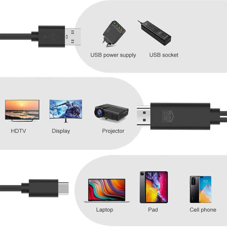UC507 USB-C / Type-C 2K 30Hz HDTV Cable