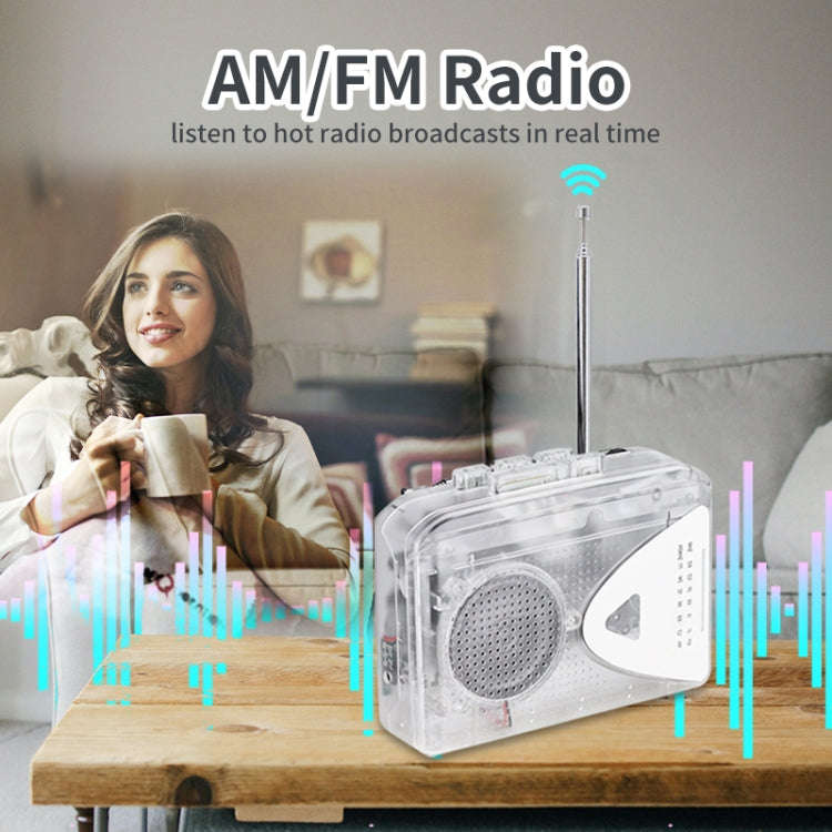 Portable Cassette Player Tape Player AM / FM Radio Receiver