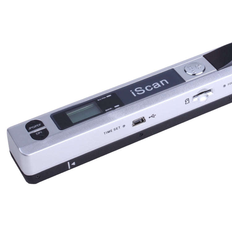 iScan01 Mobile Document Handheld Scanner with LED Display, A4 Contact Image Sensor(Silver)