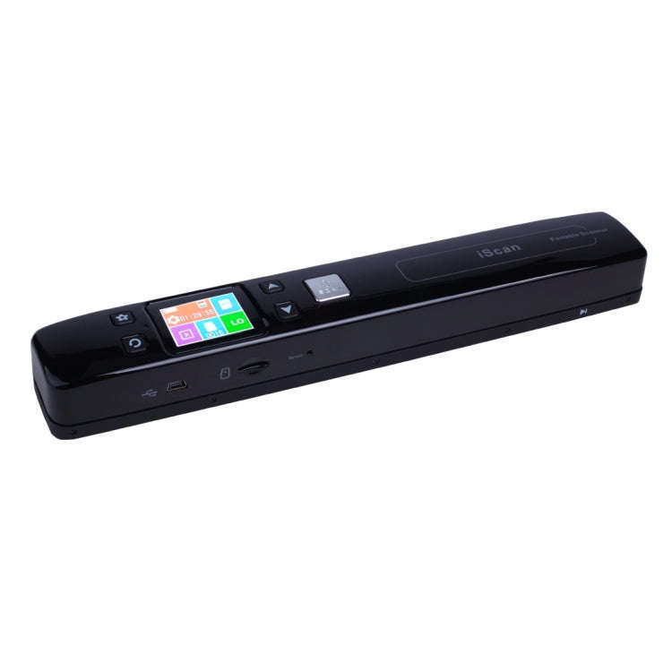 iScan02 Double Roller Mobile Document Portable Handheld Scanner with LED Display,  Support 1050DP...