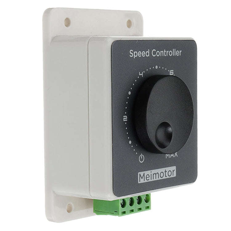 CCM96SK DC 12V 24V 36V 48V PWM DC 10A High Power Motor Speed Controller with Housing (White)