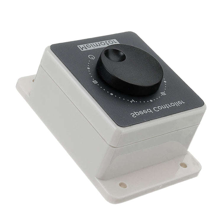 CCM96SK DC 12V 24V 36V 48V PWM DC 10A High Power Motor Speed Controller with Housing (White)