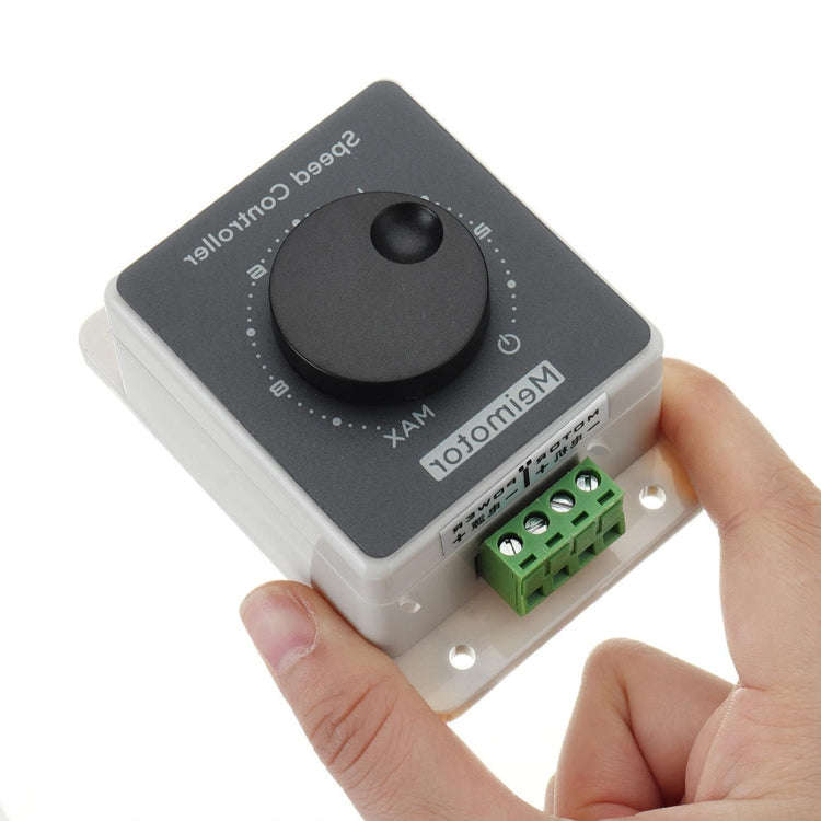 CCM96SK DC 12V 24V 36V 48V PWM DC 10A High Power Motor Speed Controller with Housing (White)