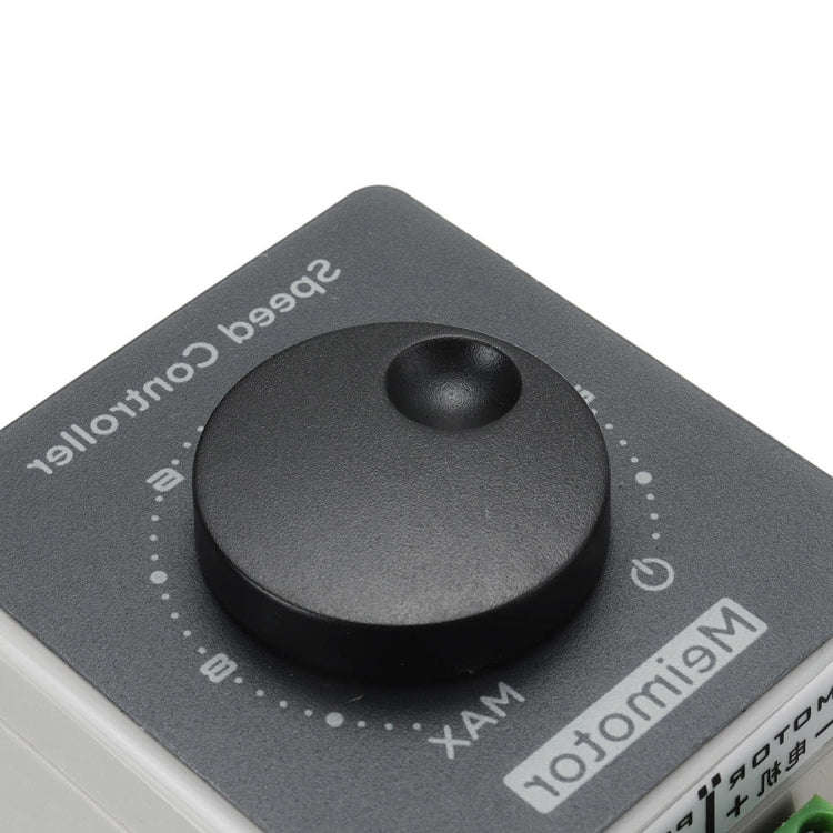 CCM96SK DC 12V 24V 36V 48V PWM DC 10A High Power Motor Speed Controller with Housing (White)