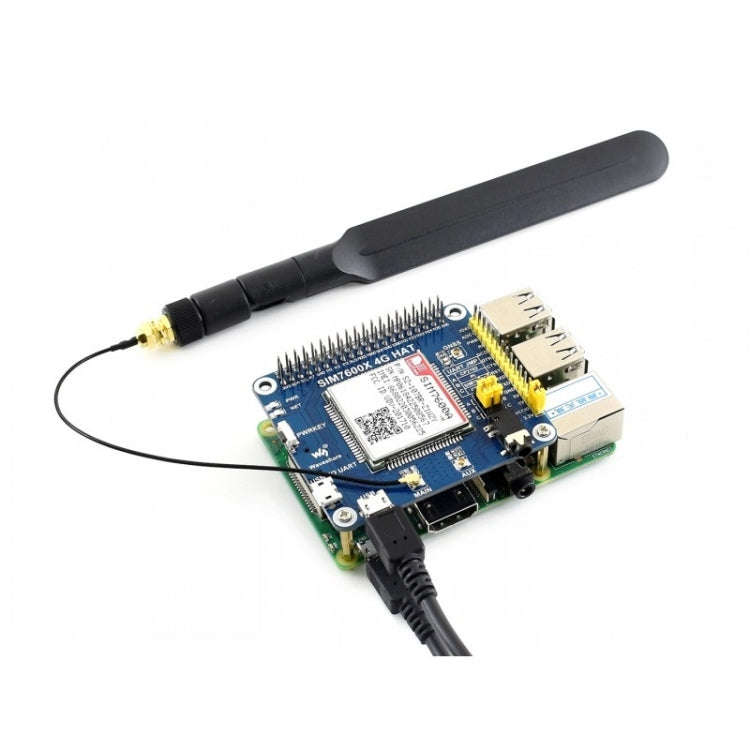 Waveshare 4G / 3G / GNSS HAT for Raspberry Pi, LTE CAT4, for North America