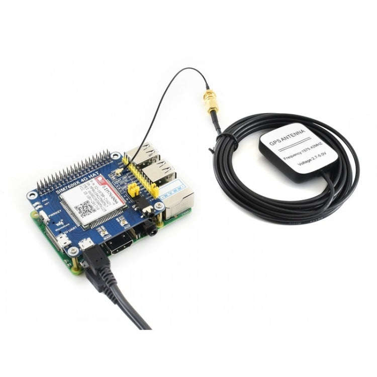 Waveshare 4G / 3G / GNSS HAT for Raspberry Pi, LTE CAT4, for North America