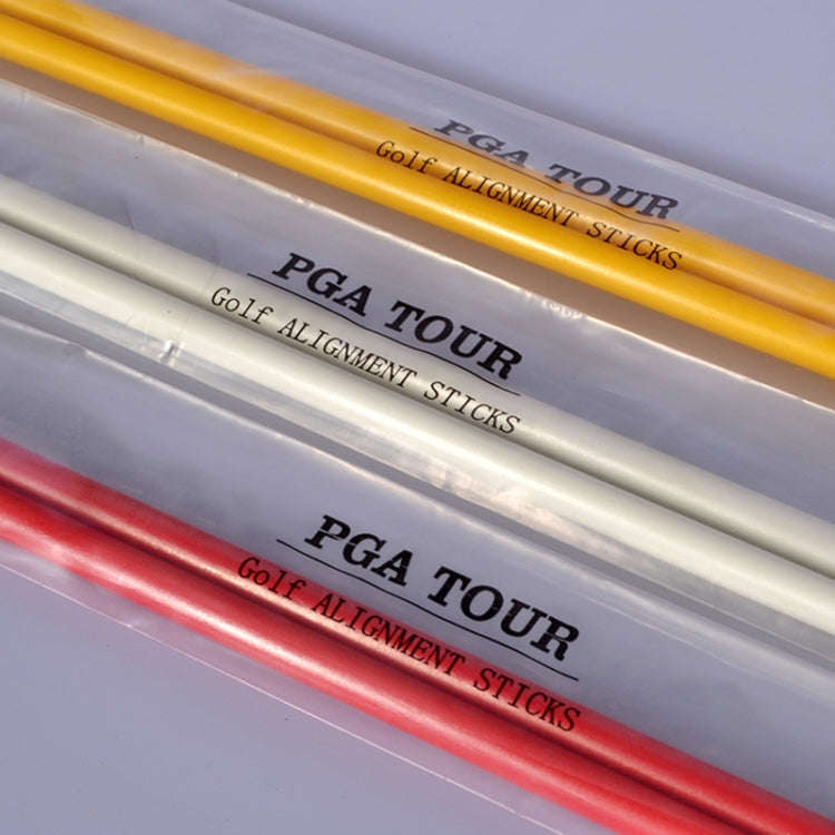 PGM 2 PCS Golf Alignment Sticks Fiberglass Training Aid Practice Rods for Correct Ball Direction(...