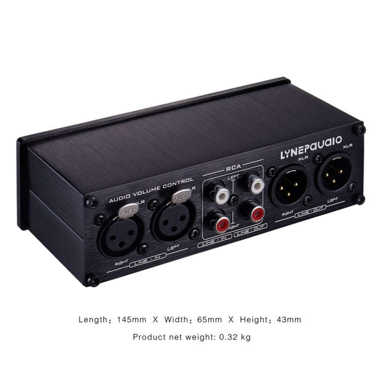 LINEPAUDIO A977 2 In 2 Out Switcher Full-balance Passive Preamp Active Speaker Double Sound Sourc...