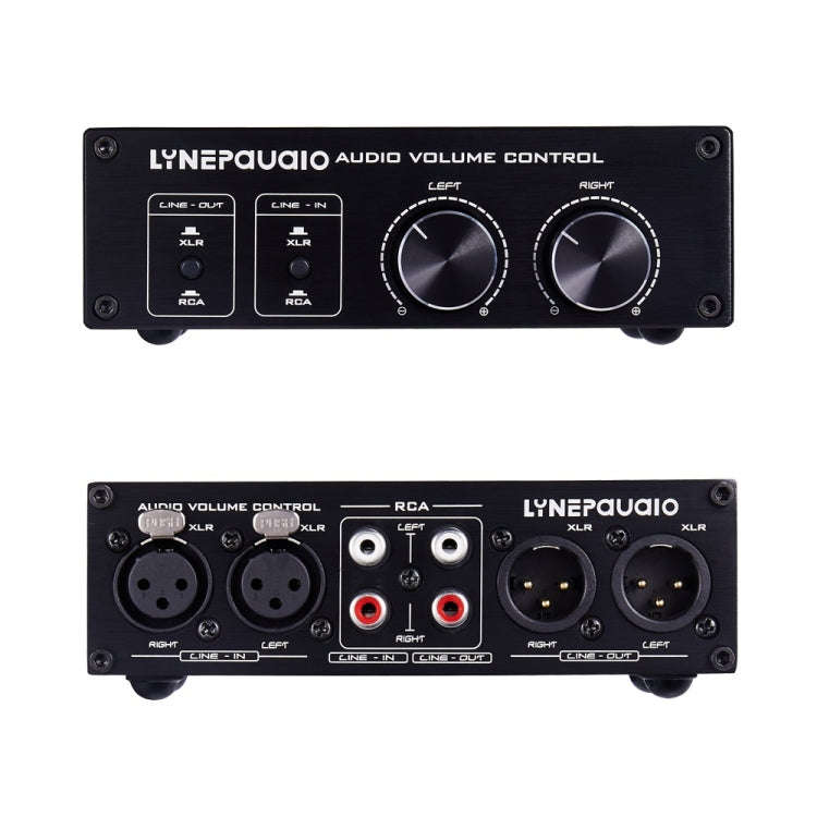 LINEPAUDIO A977 2 In 2 Out Switcher Full-balance Passive Preamp Active Speaker Double Sound Sourc...