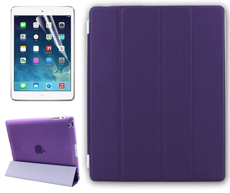 Besdata Magnetic Smart Cover Bundle with Screen Protector, Cleaning Cloth & Stylus for iPad 2/3/4...