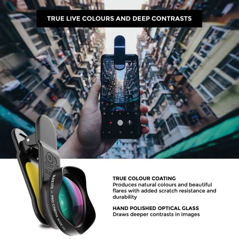 BLACK EYE Pro Cinema Wide G4 Universal Smartphone Camera Lens