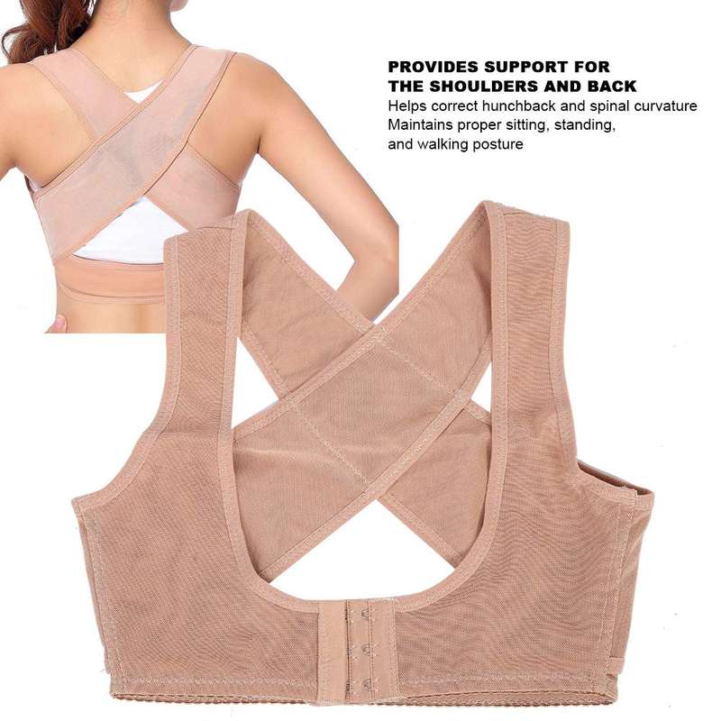 Chest Brace To Prevent Humpback Posture - L (80-85cm) - Beige
