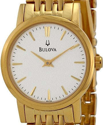 Authentic BULOVA Gold Tone Stainless Steel Ladies Watch