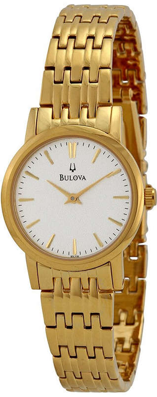 Authentic BULOVA Gold Tone Stainless Steel Ladies Watch