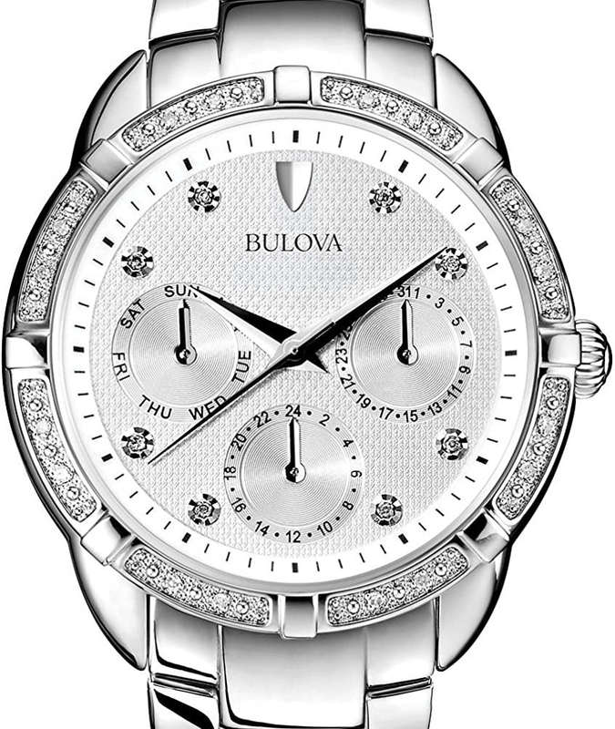 Authentic BULOVA Diamond Collection Multifunction Ladies Watch