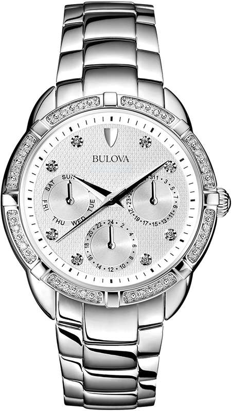 Authentic BULOVA Diamond Collection Multifunction Ladies Watch