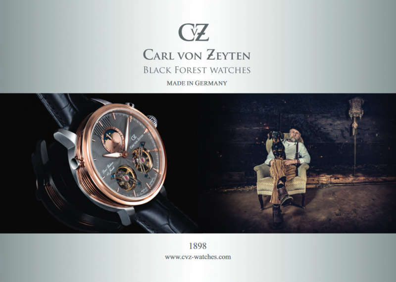 Authentic CARL VON ZEYTEN Rose Gold Chronograph Ladies Watch