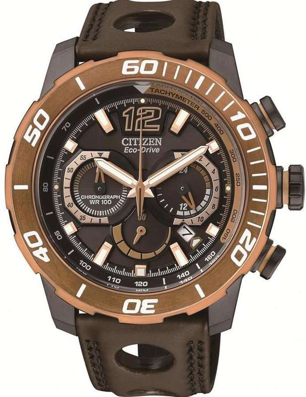 Authentic CITIZEN Eco-Drive Primo Stingray Chronograph Mens Watch