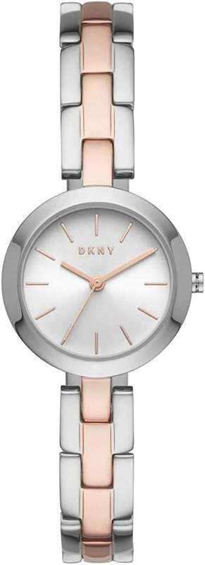 Authentic DKNY City Link Two Tone Stainless Steel Ladies Watch
