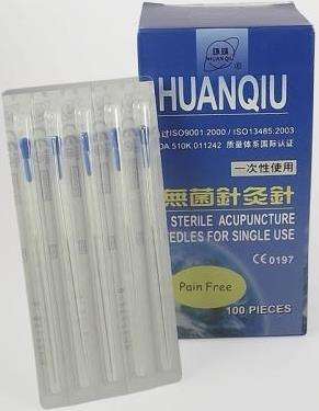 HUAN QIU Acupuncture Needles - 0.22mm x 30mm (500)