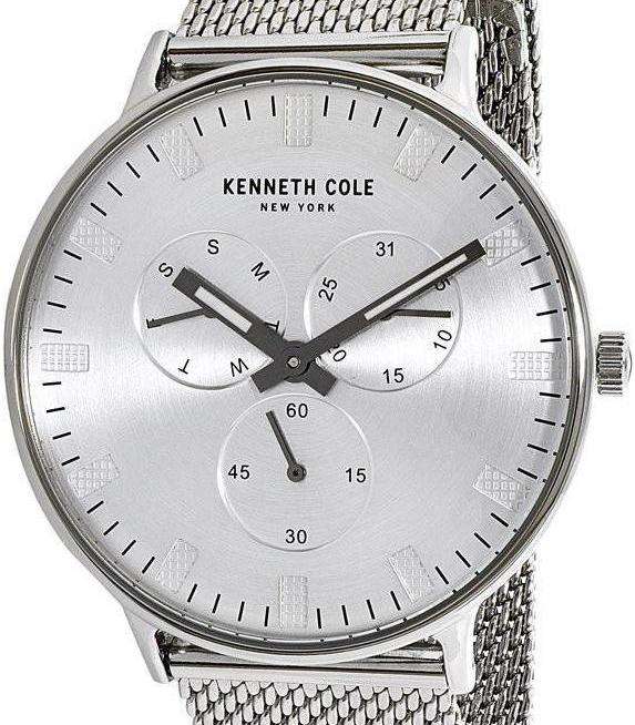Authentic KENNETH COLE Stainless Steel Multifunction Mens Watch