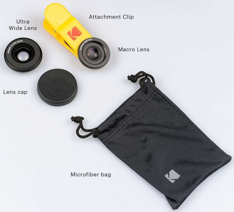 KODAK Smartphone 2-in-1 Lens Set (Extra Wide & Macro)