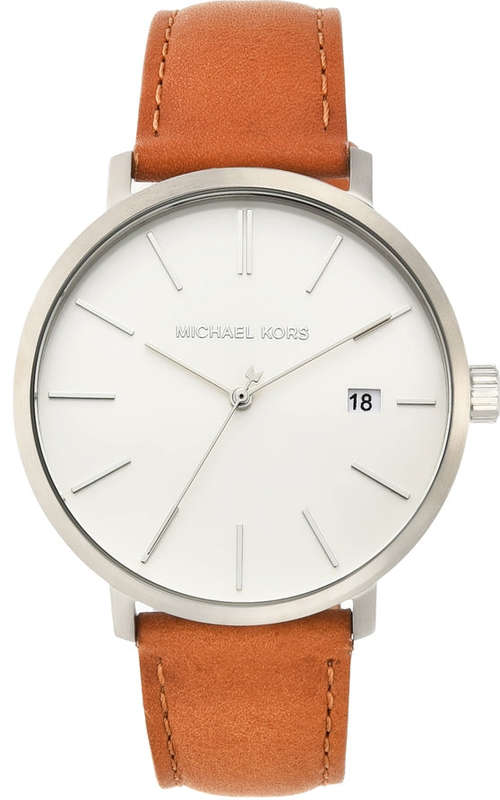 Authentic MICHAEL KORS Blake Brown Leather Mens Watch