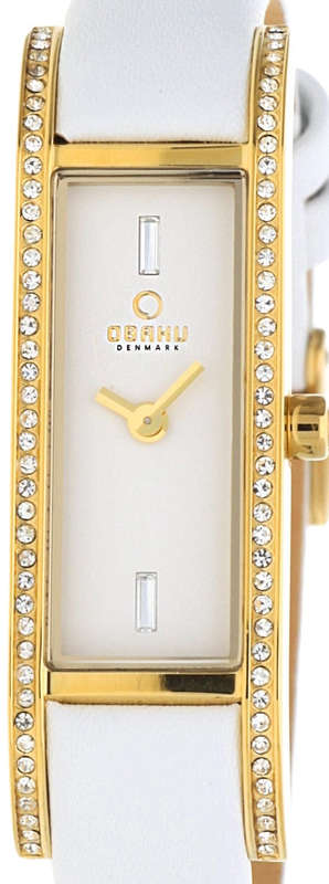 Authentic OBAKU Denmark Crystal Accented Ladies Watch