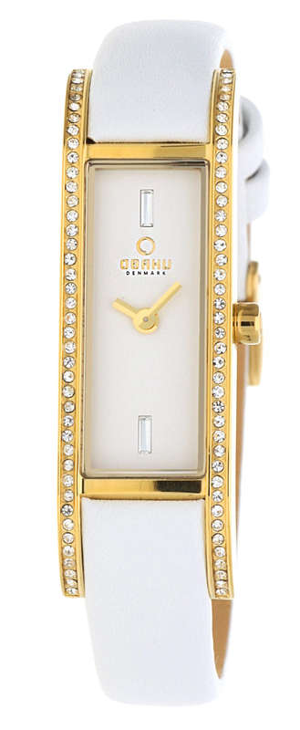 Authentic OBAKU Denmark Crystal Accented Ladies Watch