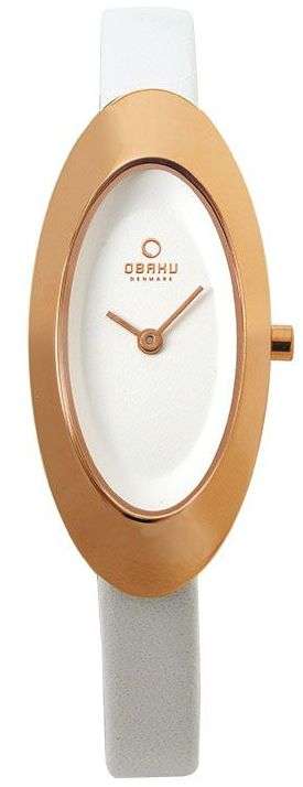 Authentic OBAKU Denmark Rose Gold Ladies Watch