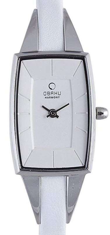 Authentic OBAKU Denmark White Leather Ladies Watch