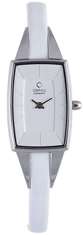 Authentic OBAKU Denmark White Leather Ladies Watch
