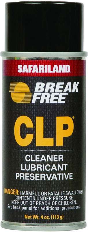 SAFARILAND BREAKFREE CLP (Cleaner, Lubricant, Preservative) 4oz Aerosol Gun Cleaning Solution