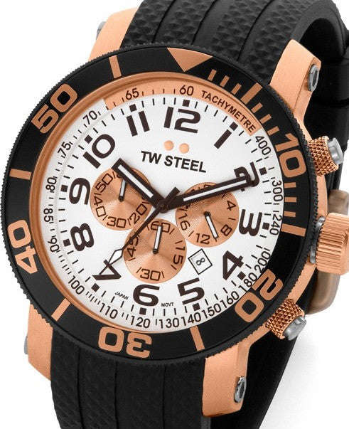 Authentic TW STEEL Grandeur Diver Chronograph Mens Watch