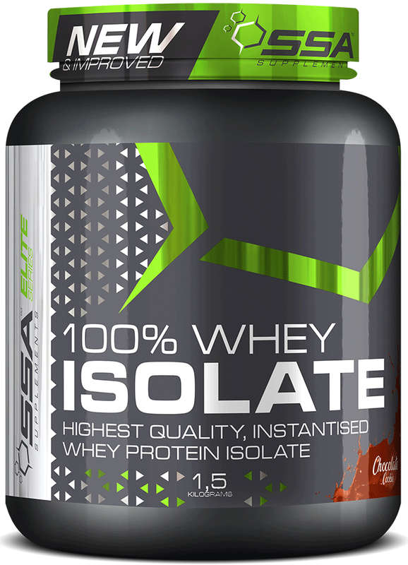 SSA 100% Whey Isolate 1.5kg - Chocolate Cookie