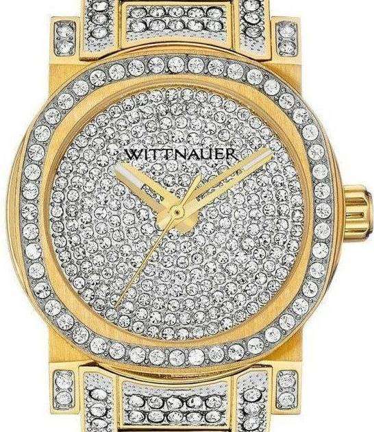 Authentic WITTNAUER Adele Crystal Pave Stainless Steel Ladies Watch