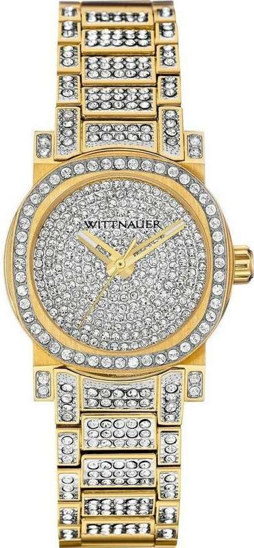 Authentic WITTNAUER Adele Crystal Pave Stainless Steel Ladies Watch