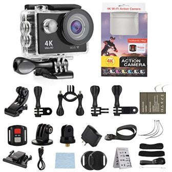 Ultra HD 4K Wifi Action Sports Camera waterproof with Remote