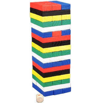 Wiss Game Wooden Blocks (Jenga) - Colors