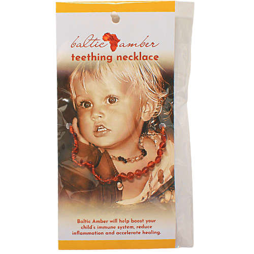 Baltic Amber Teething Necklace (Cognac)