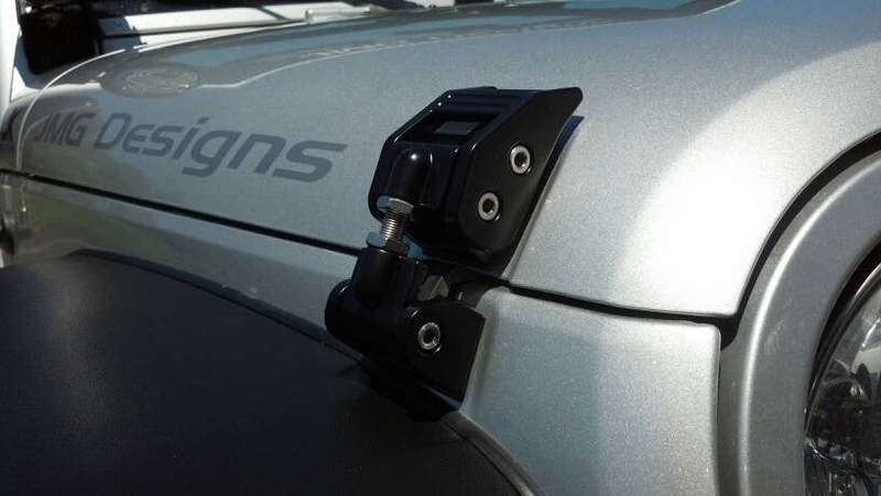 Jeep JK/JKU Aluminium Hood Latch - Black