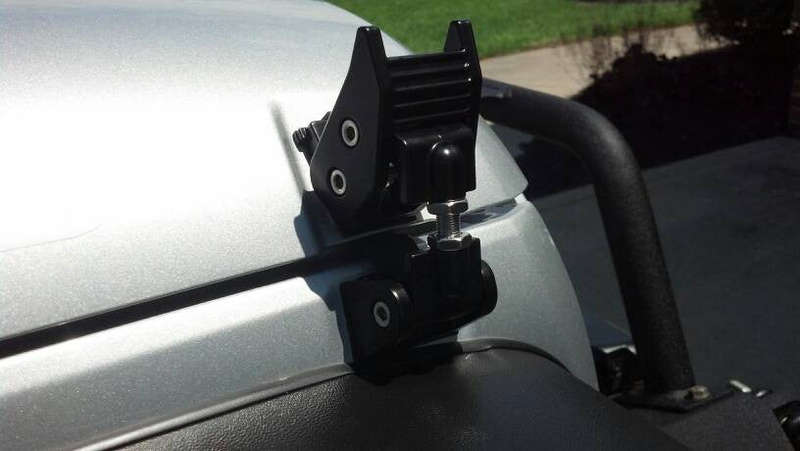 Jeep JK/JKU Aluminium Hood Latch - Black