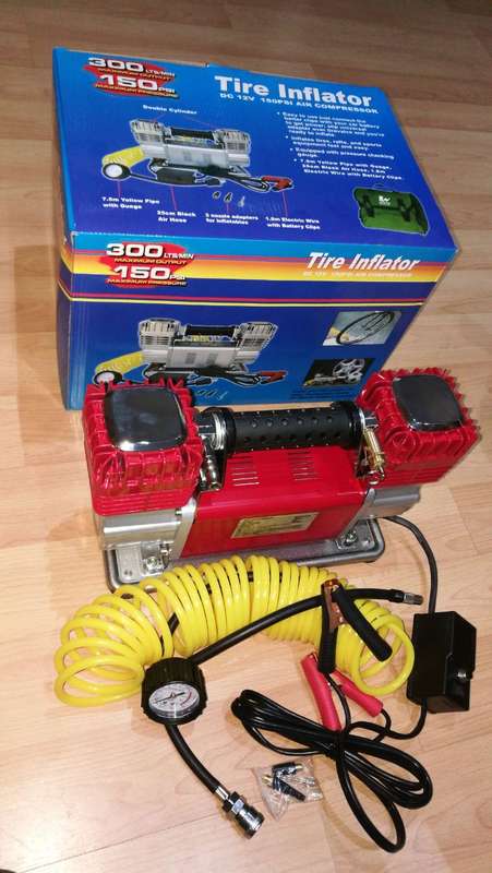 Portable Air Compressor - Dual Cylinder