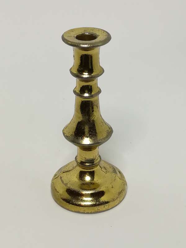VTG Brass Candle Holder Made In England 756203 - Miniature