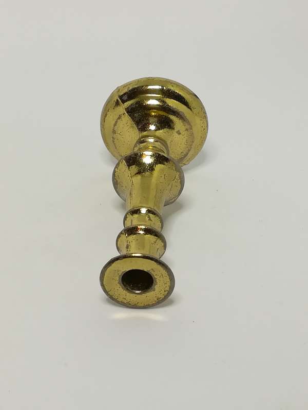 VTG Brass Candle Holder Made In England 756203 - Miniature