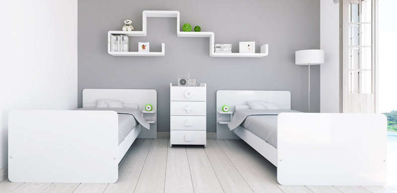 Convertible twin cots - Standard Twin Cots (Total Length 2900 mm)