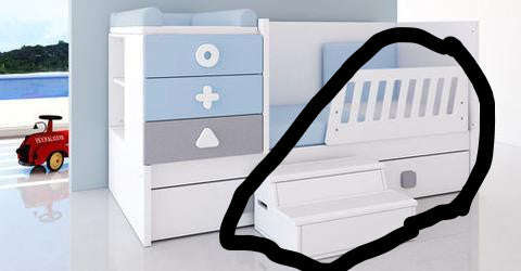 5in1 toddler transition set ( small step and small rail only) - checked